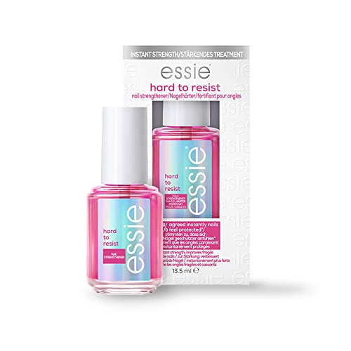 Essie Tratamiento Endurecedor de Uñas Hard to Resist, con Tecnología Nail Bonding, Pink, 13.5 mL