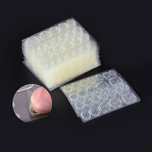 360 piezas de adhesivo de doble cara para uñas, con 15 láminas de uñas postizas autoadhesivas transparentes y cinta de gel. ¡Pegamento perfecto para uñas falsas y duraderas!