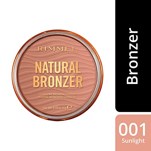 Rimmel London Natural Bronzer, Bronceador, Tono 1 Sunlight - 14 g