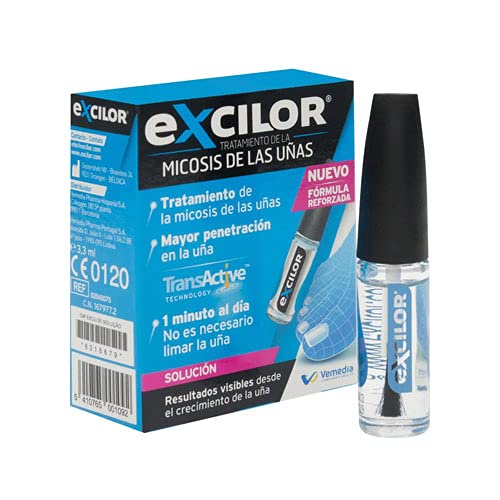 EXCILOR Solución para el tratamiento de la infección por hongos de uñas 3.3ml